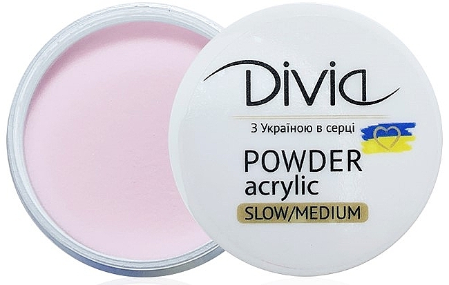 Acrylpulver - Divia Acrylic Powder Slow/Medium Di1806 — Bild N1