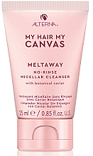 Düfte, Parfümerie und Kosmetik Mizellenshampoo mit pflanzlichem Kaviar-Extrakt - Alterna My Hair My Canvas Meltaway No-Rinse Micellar Cleanser (Mini)