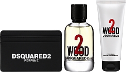 DSQUARED2 2 Wood - Duftset (Eau de Toilette 100ml + Duschgel 100ml + Kartenetui 1 St.) — Bild N2