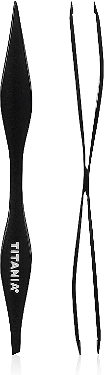 Kosmetische Pinzette schwarz - TITANIA — Bild N1