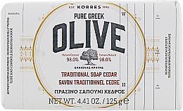 Düfte, Parfümerie und Kosmetik Seife mit Olivenöl und Zeder - Korres Pure Greek Olive Green Soap Cedar