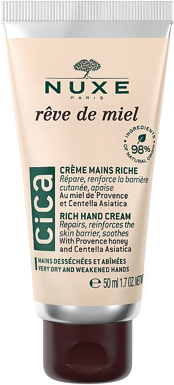 Handcreme - Nuxe Reve de Miel Cica Rich Hand Cream — Bild N1