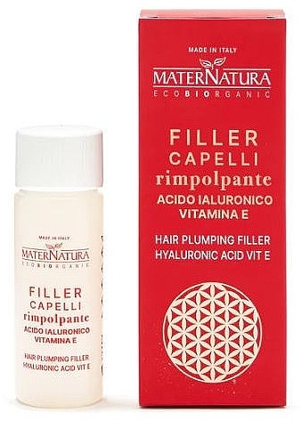 Haarfüller mit Hyaluronsäure und Vitamin E - MaterNatura Hair Plumping Filler — Bild N1