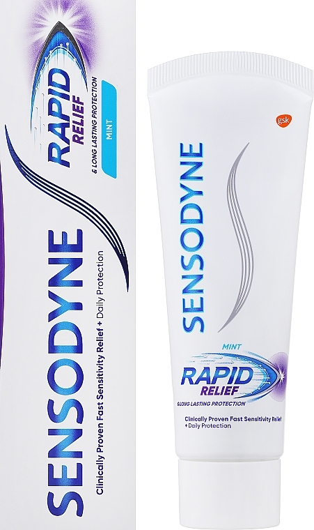 Schützende Zahnpasta für schmerzempfindliche Zähne Rapid Relief - Sensodyne Rapid Relief — Foto N2