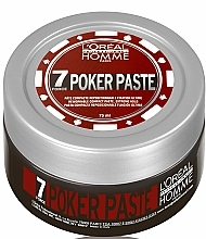 Düfte, Parfümerie und Kosmetik Modellierpaste - L'Oreal Professionnel Homme 7 Force Poker Paste