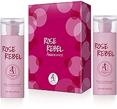 Düfte, Parfümerie und Kosmetik Arrogance Rose Rebel - Körperpflegeset (Duschgel 200 ml + Körperlotion 200 ml) 