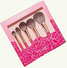 Düfte, Parfümerie und Kosmetik Make-up Pinselset 5-tlg. - Boho Beauty Rose Touch Set