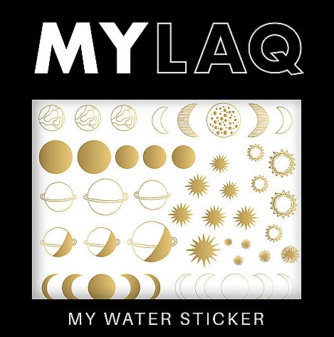 Nagelaufkleber "Planeten" - MylaQ My Water Sticker — Bild N1
