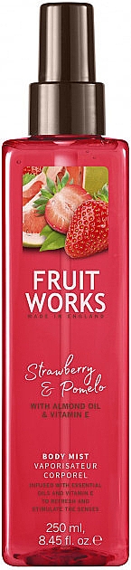 Körperspray mit Erdbeere und Pampelmuse - Grace Cole Fruit Works Body Mist Strawberry & Pomelo — Bild N1