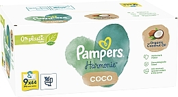 Feuchttücher für Babys 9x44 St. - Pampers Harmonie Coco Baby Wipes — Bild N7