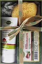 Düfte, Parfümerie und Kosmetik Set Creme mit Granatapfelöl und Seife mit Granatapfelaroma - Kalliston Kit 