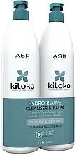 Düfte, Parfümerie und Kosmetik Set - Affinage Salon Professional Kitoko Hydro Revive Balm & Cleanser (shm/1000ml + balm/1000ml)