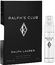 GESCHENK! Ralph Lauren Ralph's Club - Eau de Parfum (Probe) — Bild N1