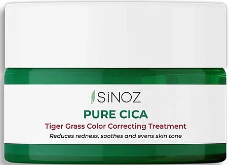 Gesichtscreme zur Teintkorrektur - Sinoz Pure Cica Tiger Grass Color Correcting Repair Cream  — Bild N1