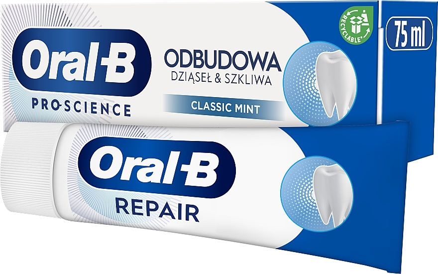 Zahnpasta - Oral-B Pro-Science Gum & Enamel Repair Classic Mint  — Bild N2