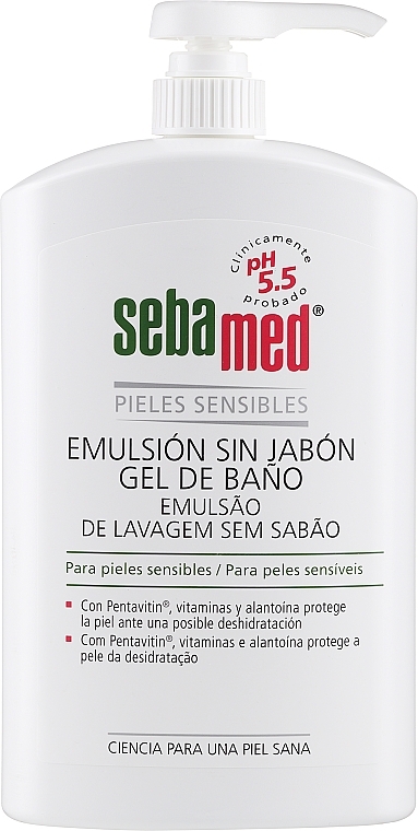 Körperreinigungsemulsion - Sebamed Soap-Free Liquid Washing Emulsion pH 5.5 — Bild N1