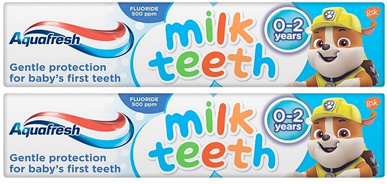 Set - Aquafresh Milk Teeth (toothpaste/2x50ml) — Bild N1