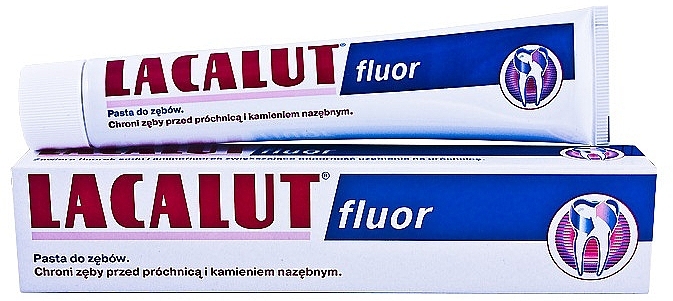 Zahnpasta zur Stärkung des Zahnschmelzes - Lacalut Fluor