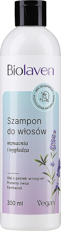 Regenerierendes Shampoo mit Traubenkern- und Lavendelöl - Biolaven Shampoo