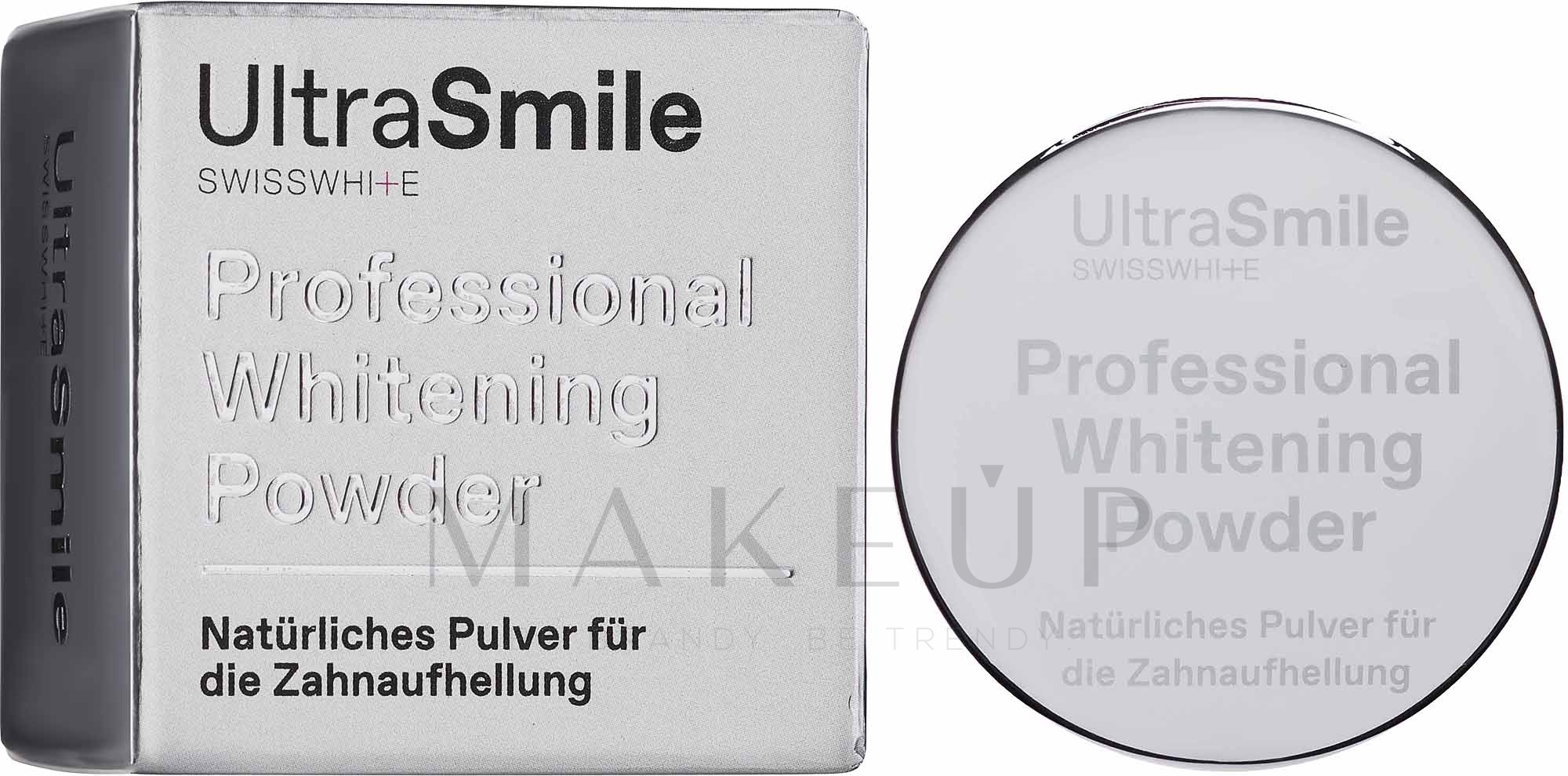 Aufhellungspulver für die Zähne - SwissWhite Ultrasmile Professional Whitening Powder — Bild 20 g