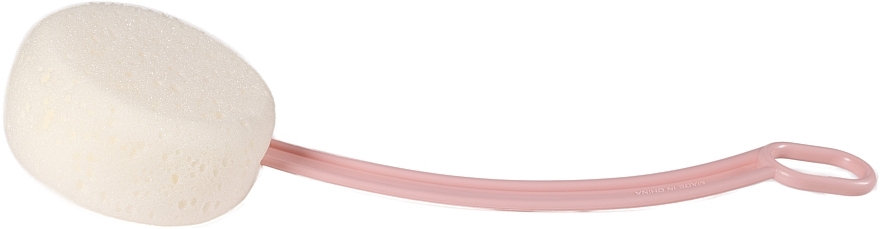 Rückenbürste weiß mit rosa Griff - Top Choice — Bild N1