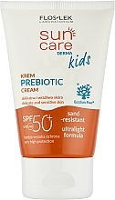 Düfte, Parfümerie und Kosmetik Sonnenschutzcreme für trockene Kinderhaut - Floslek Sun Care Derma Kids Prebiotic Cream SPF 50