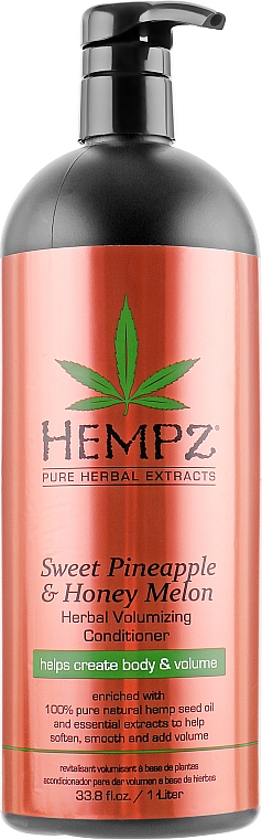 Volumengebender Kräuter-Conditioner - Hempz Sweet Pineapple & Honey Melon Volumizing Conditioner — Bild N5