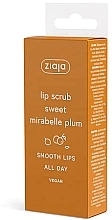 Lippenpeeling Sweet Mirabelle, Tube - Ziaja Lip Scrub Mirabelle Plum  — Bild N2