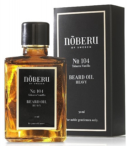 Öl für dicken und langen Bart - Noberu Of Sweden №104 Tobacco Vanilla Heavy Beard Oil — Bild N1