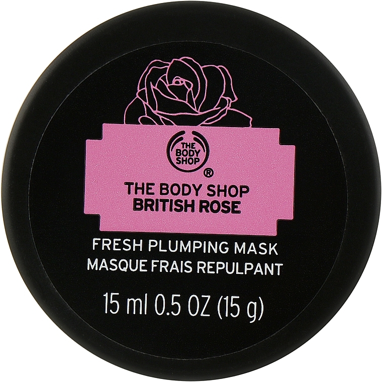 Feuchtigkeitsspendende Gesichtsmaske mit Rosenextrakt, Hagebuttenöl und Aloe Vera - The Body Shop British Rose Fresh Plumping Mask — Bild N1