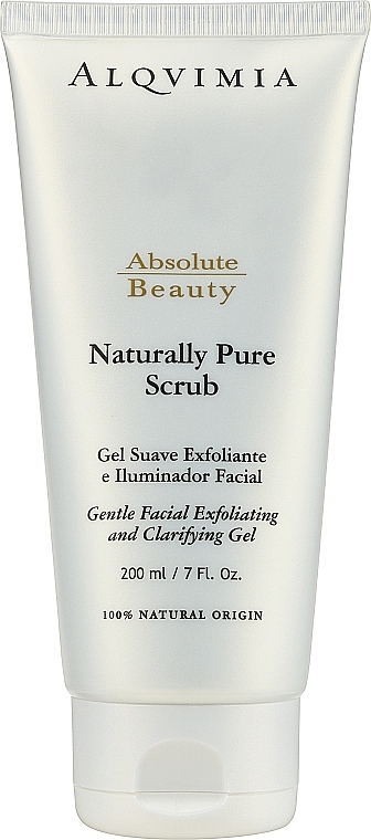 Gesichtspeeling - Alqvimia Naturally Pure Scrub Gentle Facial Exfolianting Gel — Bild N3