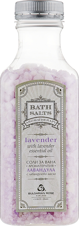 Badesalze "Lavendel" - Bulgarian Rose Aromatherapy Lavender Bath Salts — Bild N3