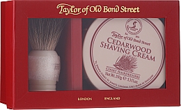 Set - Taylor of Old Bond Street Cedarwood (Rasierpinsel + Rasiercreme 150g) — Bild N1