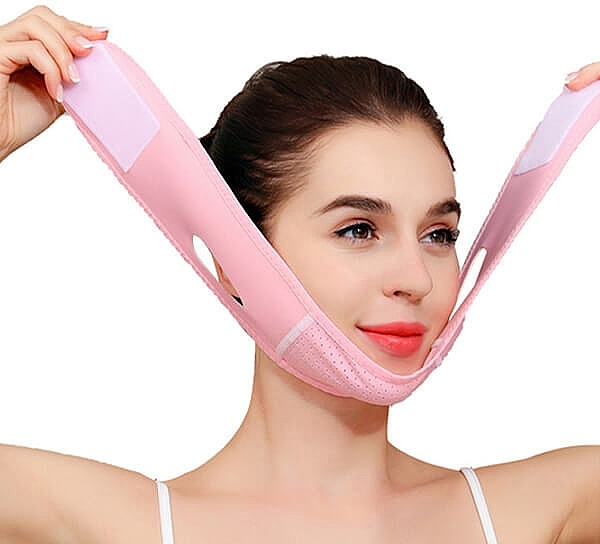 Modelliermaske oval rosa - Yeye V-line Mask  — Bild N2