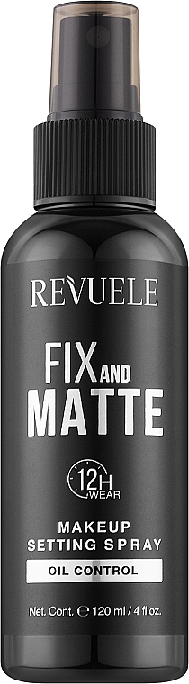 Make-up Fixierspray - Revuele Fix & Matte Makeup Setting Spray — Bild N1