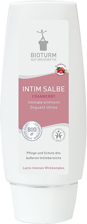Intimsalbe zur Pflege und Schutz des äußeren Intimbereichs - Bioturm Intim Salbe Intimate Ointment Cranberry Nr.92 — Bild N1