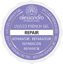 Düfte, Parfümerie und Kosmetik Revitalisierendes Nagelgel - Alessandro International French Gel Repair White