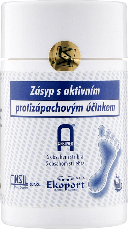 Vridlo Karlovarska Kozmetika - Puder gegen Fußpilz mit aktivem Silber — Bild N1