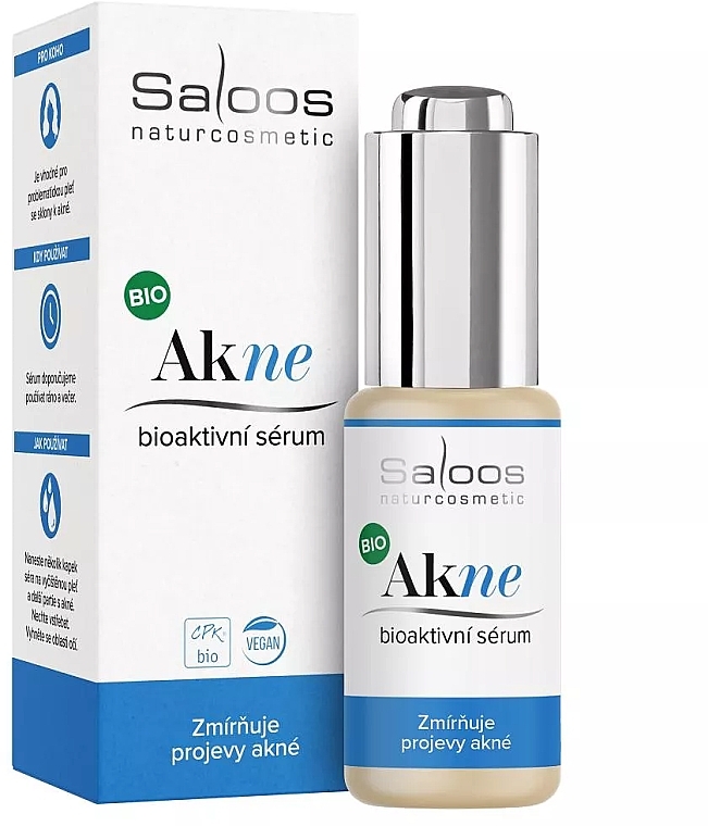 Bioaktives Gesichtsserum gegen Akne - Saloos Akne Bioactive Serum — Bild N2