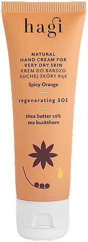 Handcreme - Hagi Natural Hand For Very Dry Skin Cream Spisy Orange — Bild N1