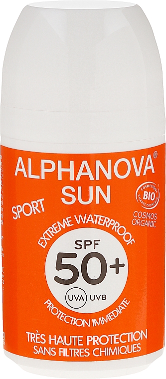 Sonnenschutzroller für Gesicht und Körper SPF 50+ - Alphanova Sun Roll On Sport SPF 50+ — Bild N1