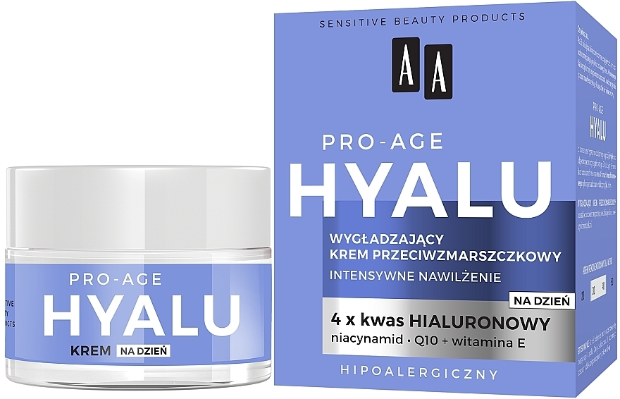 Glättende Anti-Falten-Tagescreme - AA Cosmetics Hyalu Pro-Age — Bild N1