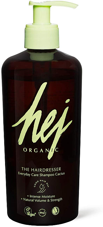 Shampoo für den täglichen Gebrauch mit Kaktusfeigenextrakt - Hej Organic The Hairdresser Everyday Care Shampoo Cactus — Bild N1
