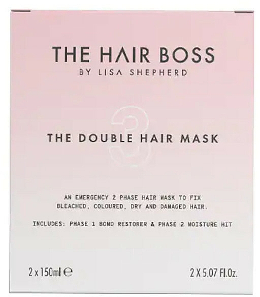 Haarmaske mit hydrolysiertem Keratin - The Hair Boss The Double Hair Mask — Bild N1