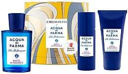 Düfte, Parfümerie und Kosmetik Acqua di Parma Blu Mediterraneo Mirto di Panarea - Duftset (Eau de Toilette 75ml + Duschgel 40ml + Körperlotion 50ml)