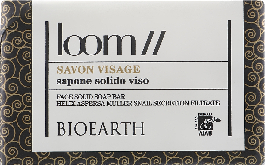 Gesichtsseife auf pflanzlicher Basis - Bioearth Loom Face Soap — Bild N1