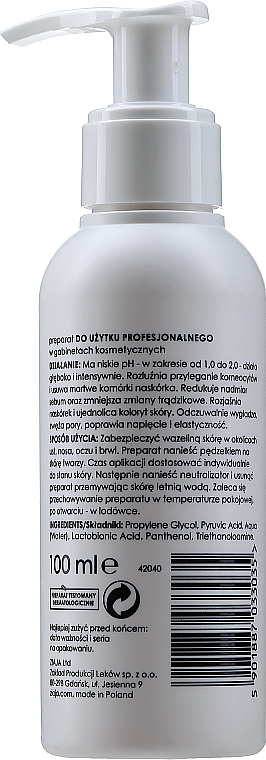 30% Brenztrauben- und Laktobionsäure für das Gesicht - Ziaja Pro Pyruvic and Lactobionic Acids 30% — Bild N2