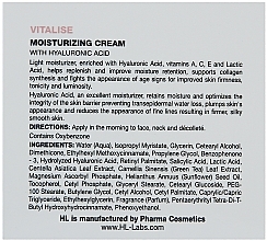 Feuchtigkeitsspendende Gesichtscreme - Holy Land Cosmetics Vitalise Moisturizer Cream — Bild N3