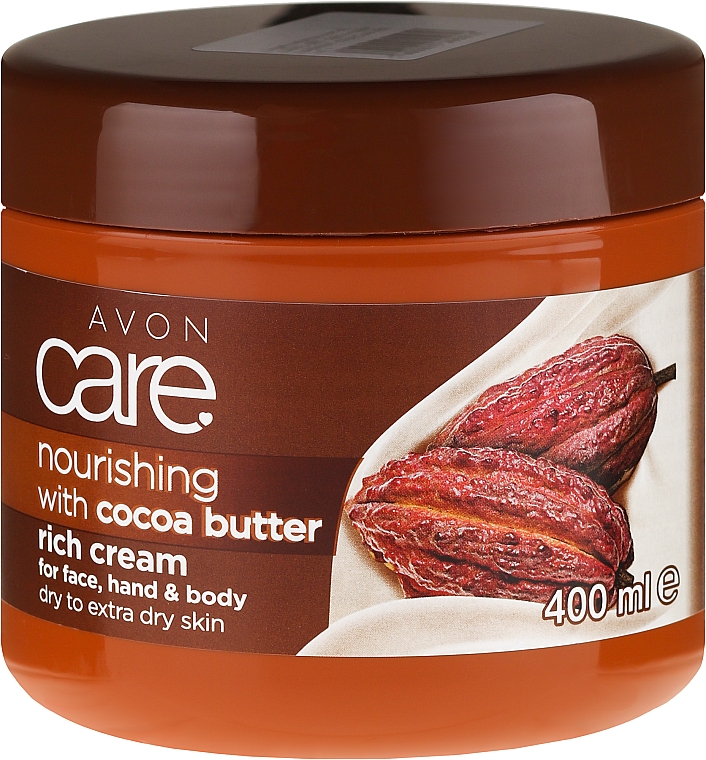 Nährende Gesichts- und Körpercreme mit Kakaobutter für trockene und sehr trockene Haut - Avon Care — Bild N1