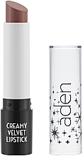 Cremiger feuchtigkeitsspendender Lippenstift - Aden Cosmetics Creamy Velvet Lipstick — Bild N1